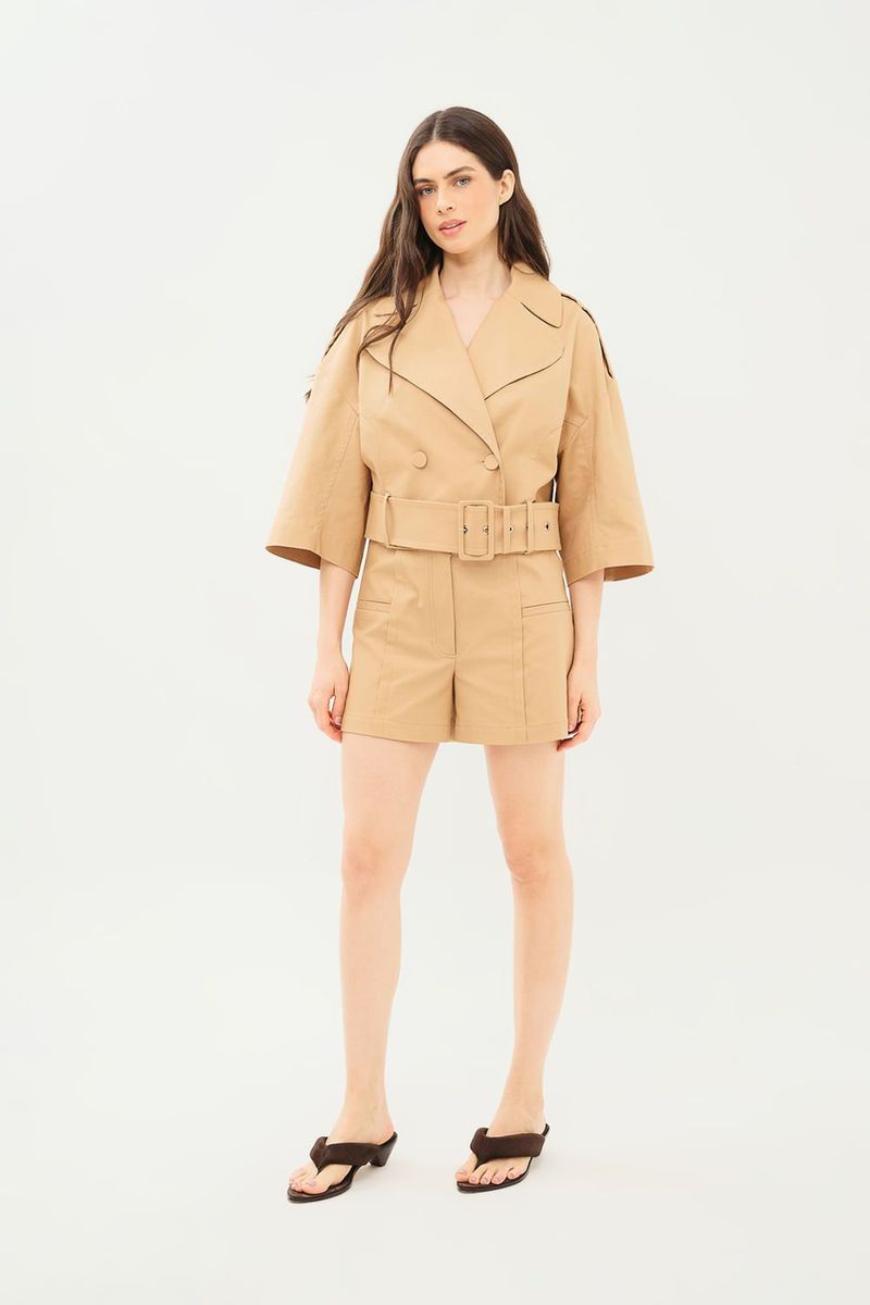 Casaco Alfaiataria Double Fe Nk - BEGE 1