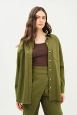 Camisa Manga Longa Tricoline Tech Ana Nk - VERDE 1