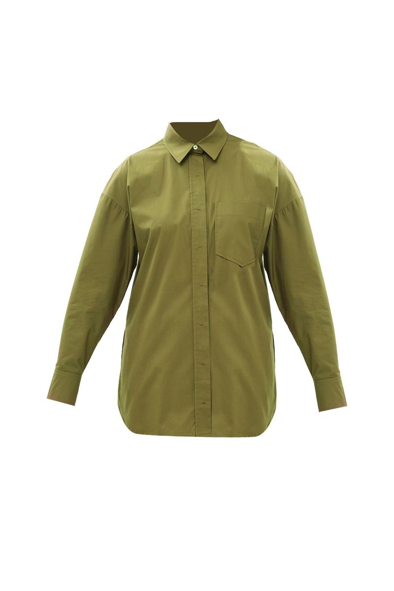 Camisa Manga Longa Tricoline Tech Ana Nk - VERDE 0