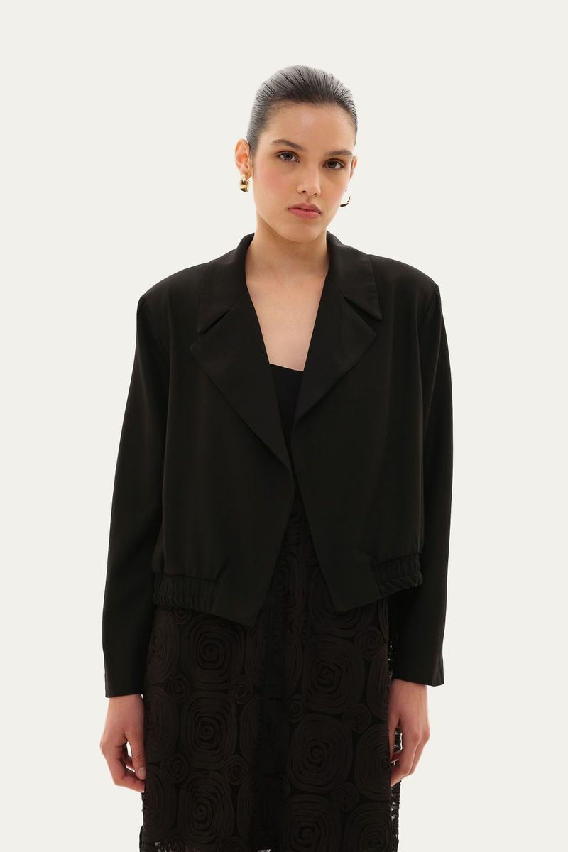 Blazer Jasmin Aleha - PRETO 0