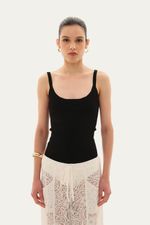 Regata Decote U Tricot Egrey - PRETO 0