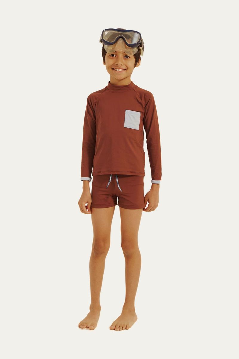 Camisa Uv Th o Mellow Me   Edamami - MARROM 0