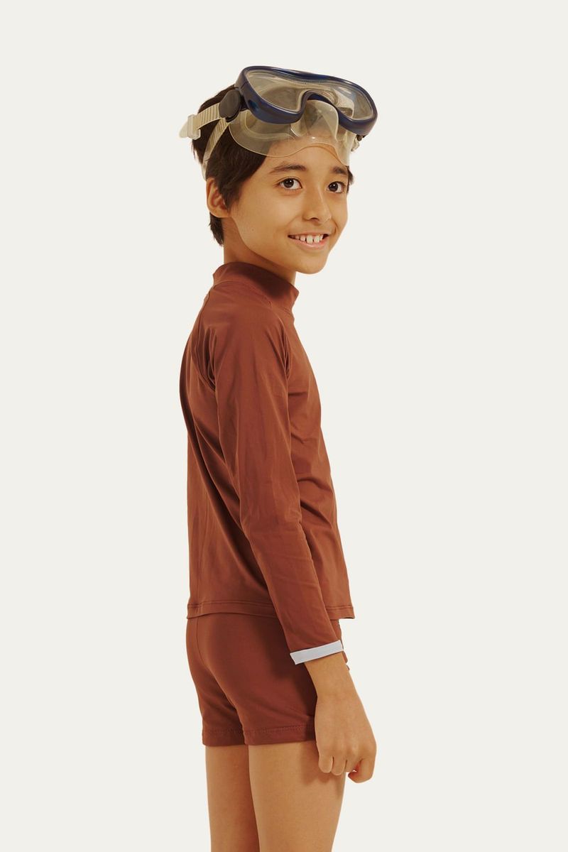 Camisa Uv Th o Mellow Me   Edamami - MARROM 1