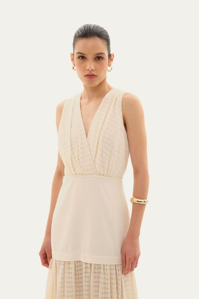 Vestido Midi Lajour Clemence - CRU 1