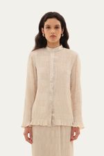 Blusa Fisarmon Framed - OFF WHITE 0