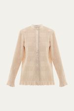Blusa Fisarmon Framed - OFF WHITE 5