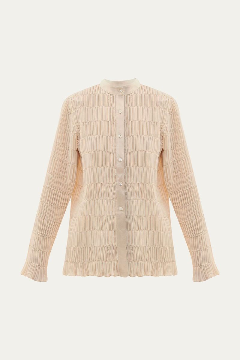 Blusa Fisarmon Framed - OFF WHITE 5