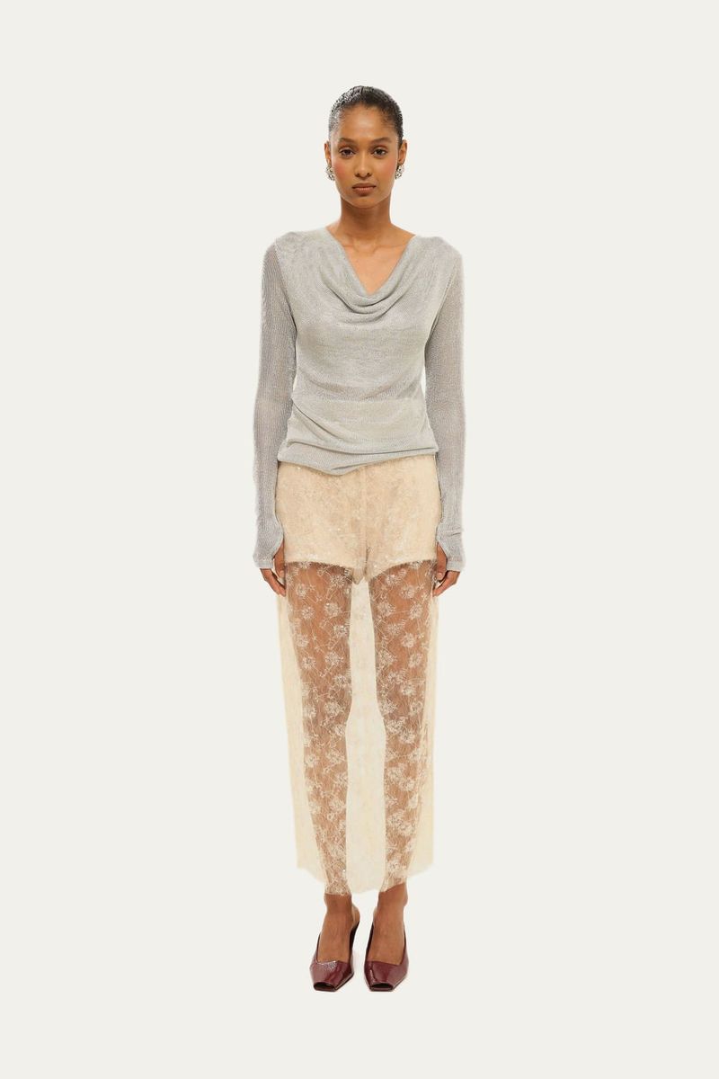 Saia Midi H te Framed - OFF WHITE 0