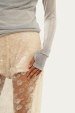 Saia Midi H te Framed - OFF WHITE 2