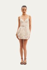 Vestido Mini Vaglione Framed - OFF WHITE 1