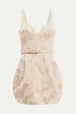 Vestido Mini Vaglione Framed - OFF WHITE 4