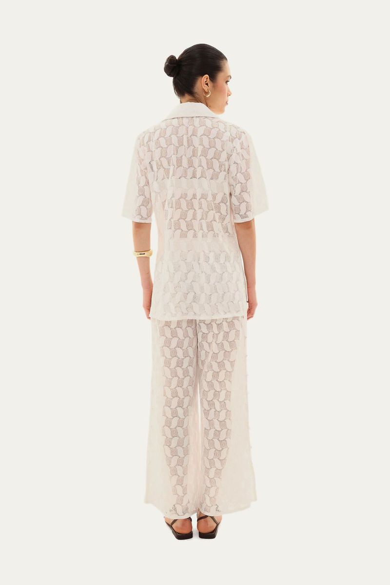 Camisa Rosita Linnen - OFF WHITE 3