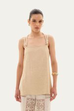 Regata Clara Linnen - BEGE 0