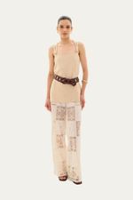 Regata Clara Linnen - BEGE 1