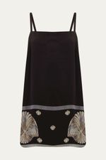 Vestido Cl udia Mini Linnen - PRETO 4