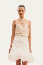 Saia Mini Balon  Off White Chaouiche - OFF WHITE 0
