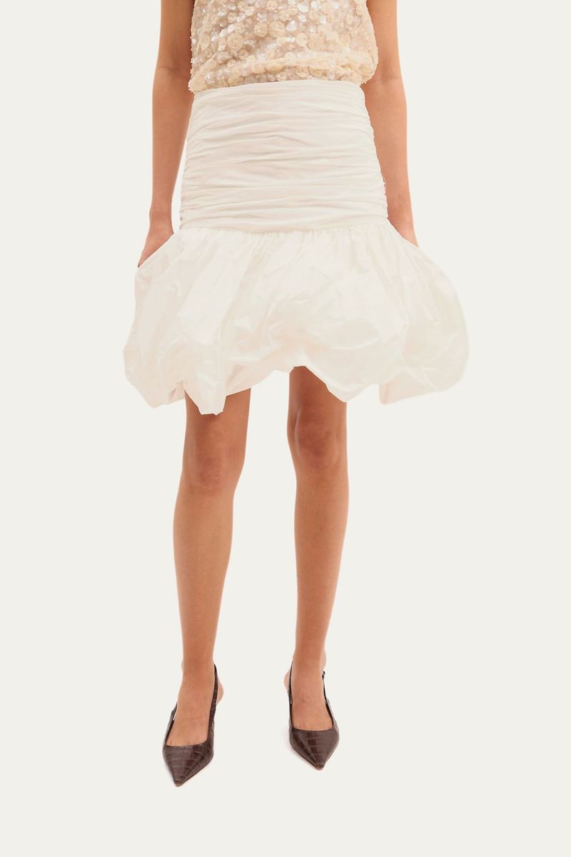 Saia Mini Balon  Off White Chaouiche - OFF WHITE 2
