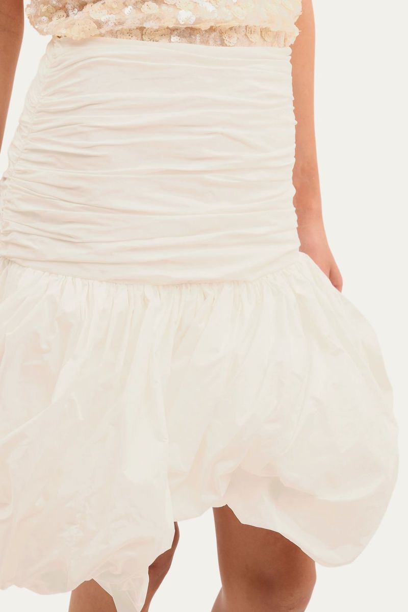 Saia Mini Balon  Off White Chaouiche - OFF WHITE 3