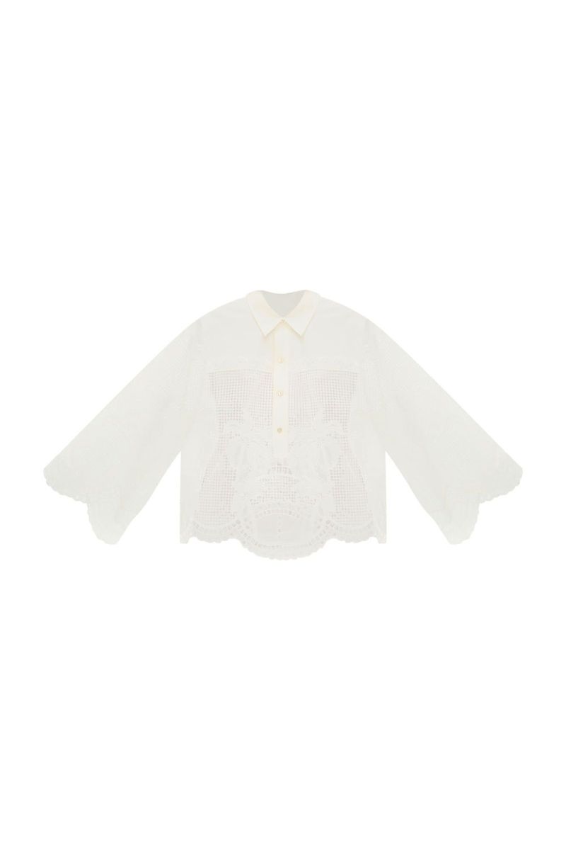 Blusa Manga Longa Cotton Palm Perola Nko - OFF WHITE 5