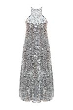 Vestido Longo Paete Glass Gaia Nk - PRETO 3