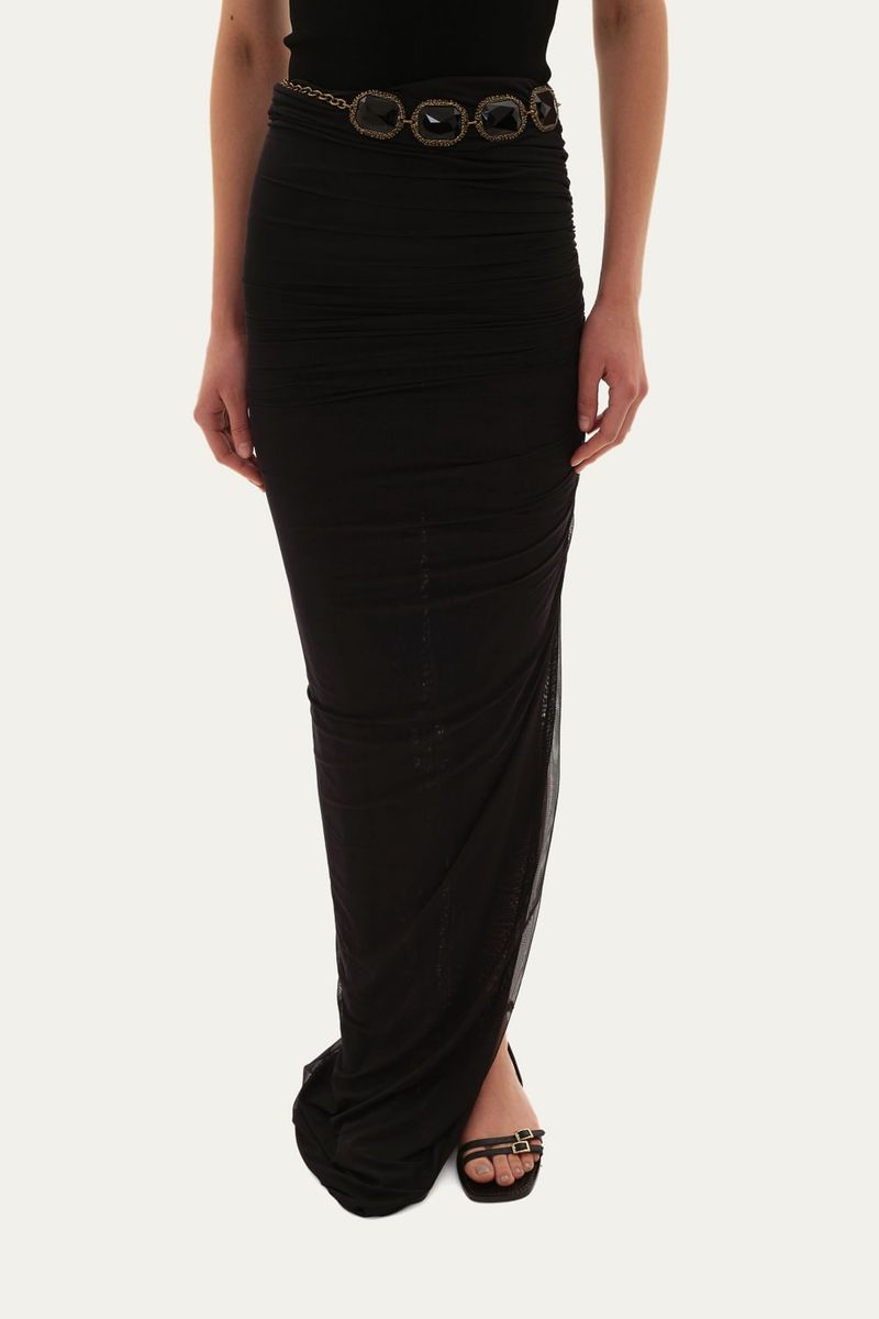Saia Longa Velar Francesca - PRETO 1