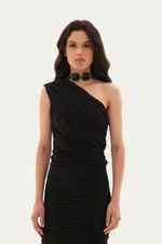 Vestido Longuete Velar Francesca - PRETO 1