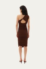 Vestido Longuete Velar Francesca - MARROM 4