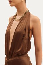 Body Soie Francesca - MARROM 2
