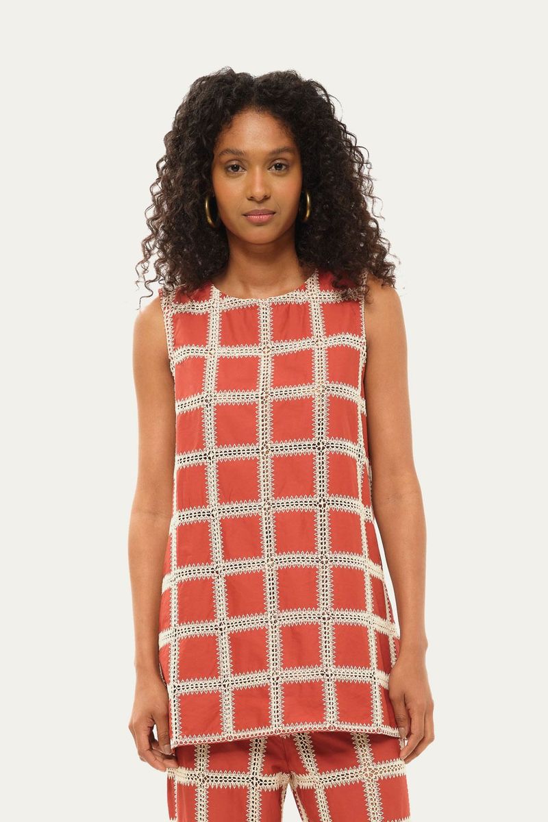 Regata Corn lia Linnen - TERRACOTA 0