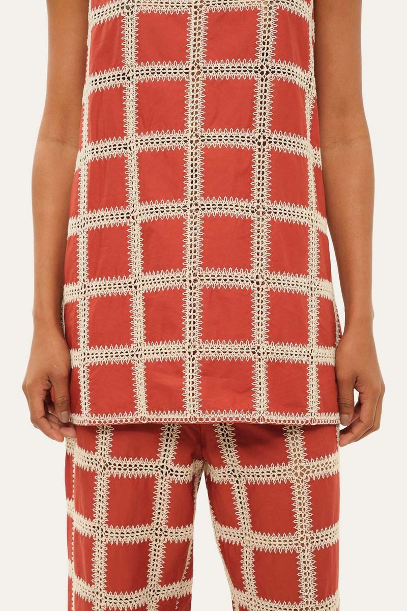 Regata Corn lia Linnen - TERRACOTA 2