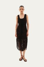 Vestido Longuete Luisa Cach  - PRETO 0