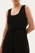 Vestido Longuete Luisa Cach  - PRETO 2