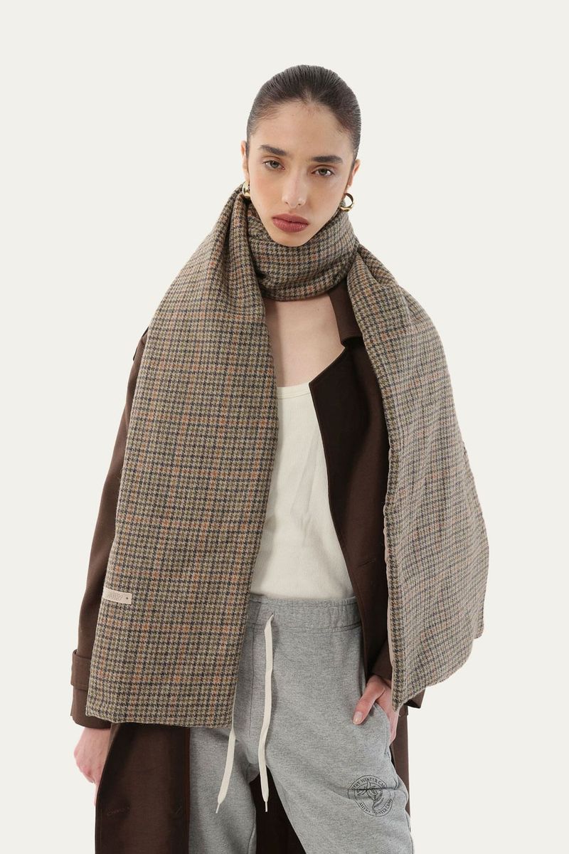 Cachecol Main Unisex Wool Autry - XADREZ 1