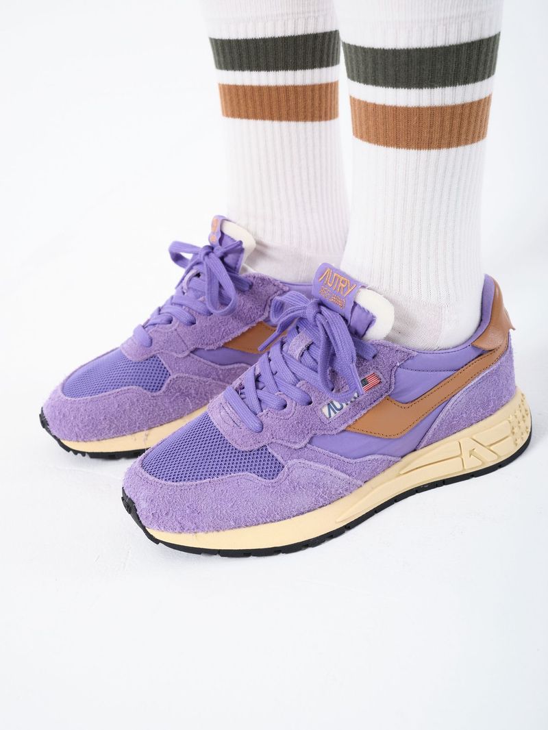 T nis Reelwind Low Suede Dahlia Autry - LILAS 1