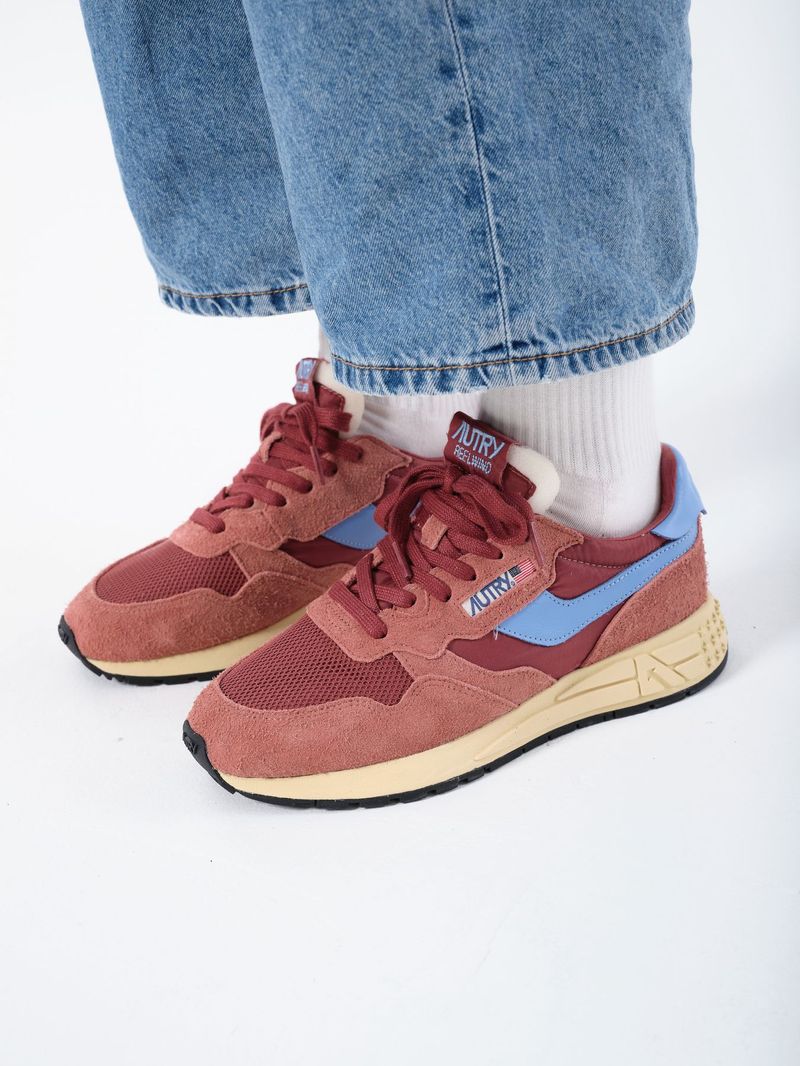 T nis Feminino Reelwind Low Suede Hotsauce Autry - ROSA 1