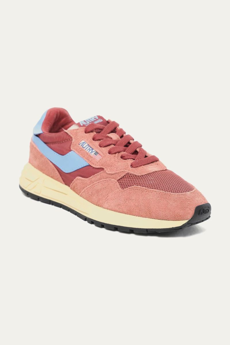 T nis Feminino Reelwind Low Suede Hotsauce Autry - ROSA 2