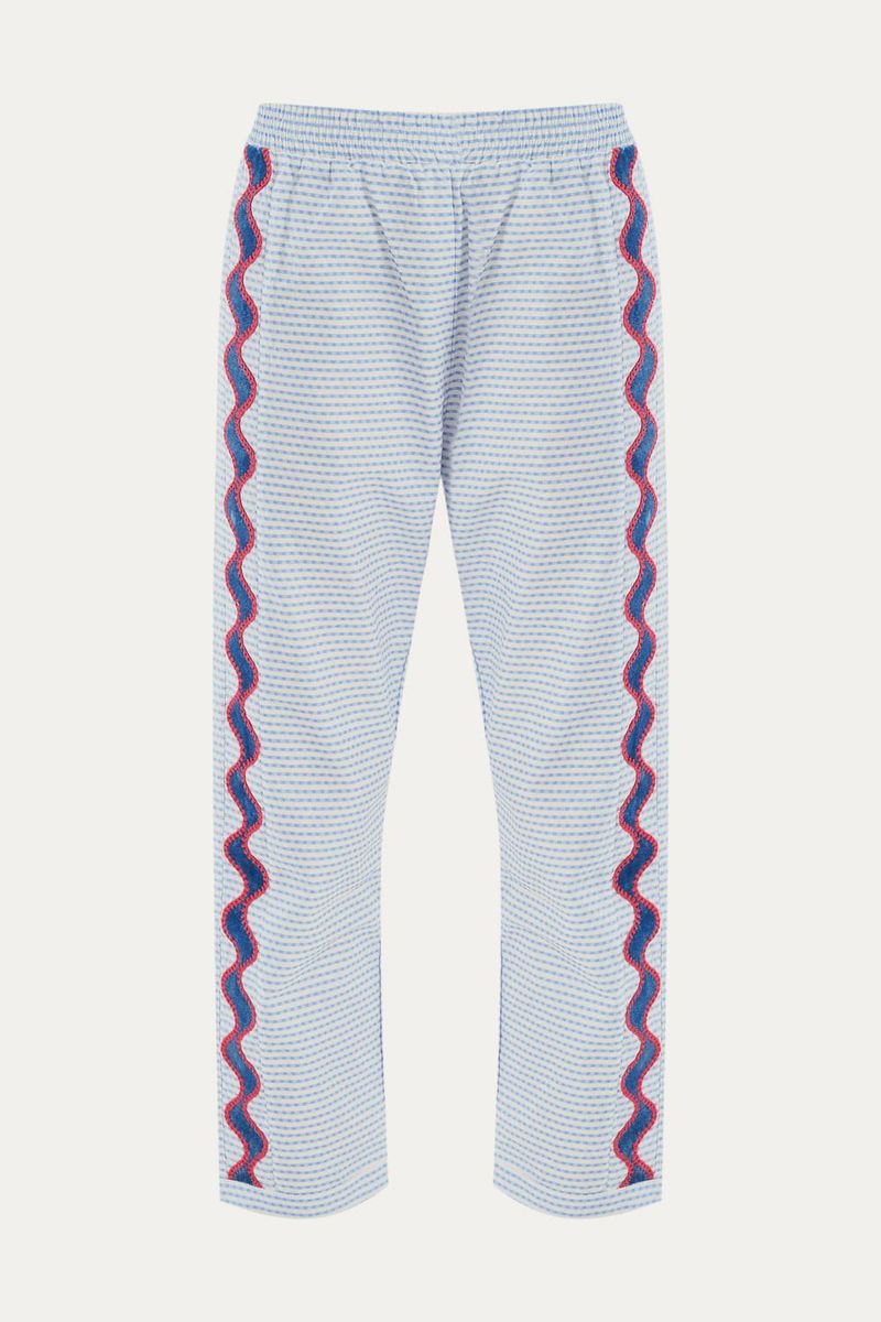 Conjunto Bordado Ondas Missinclof AZUL 6