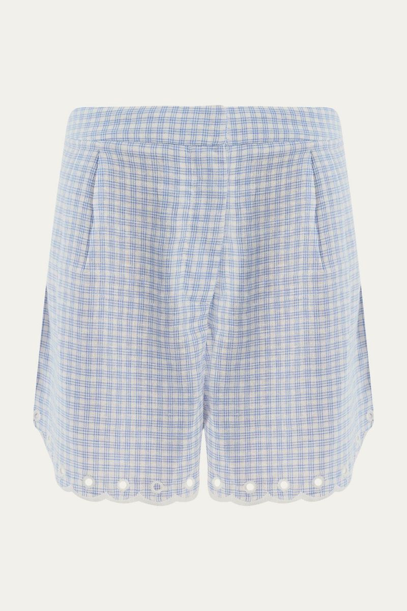 Shorts Mini Linnen Missinclof - AZUL 4