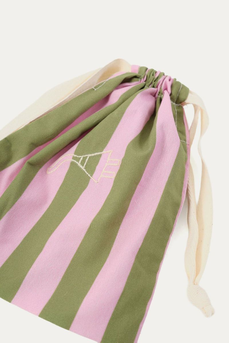 Mini Saquinho Bordado Charger Gallerist   Coisas da Lu - VERDE 1