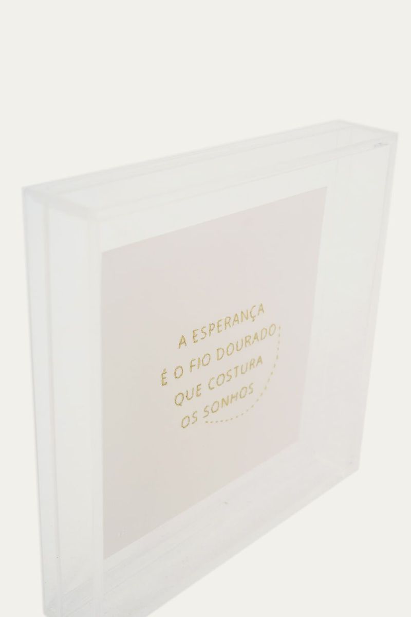 Quadro Fio Dourado Essencialist Gallerist   Etui - TRANSPARENTE 1