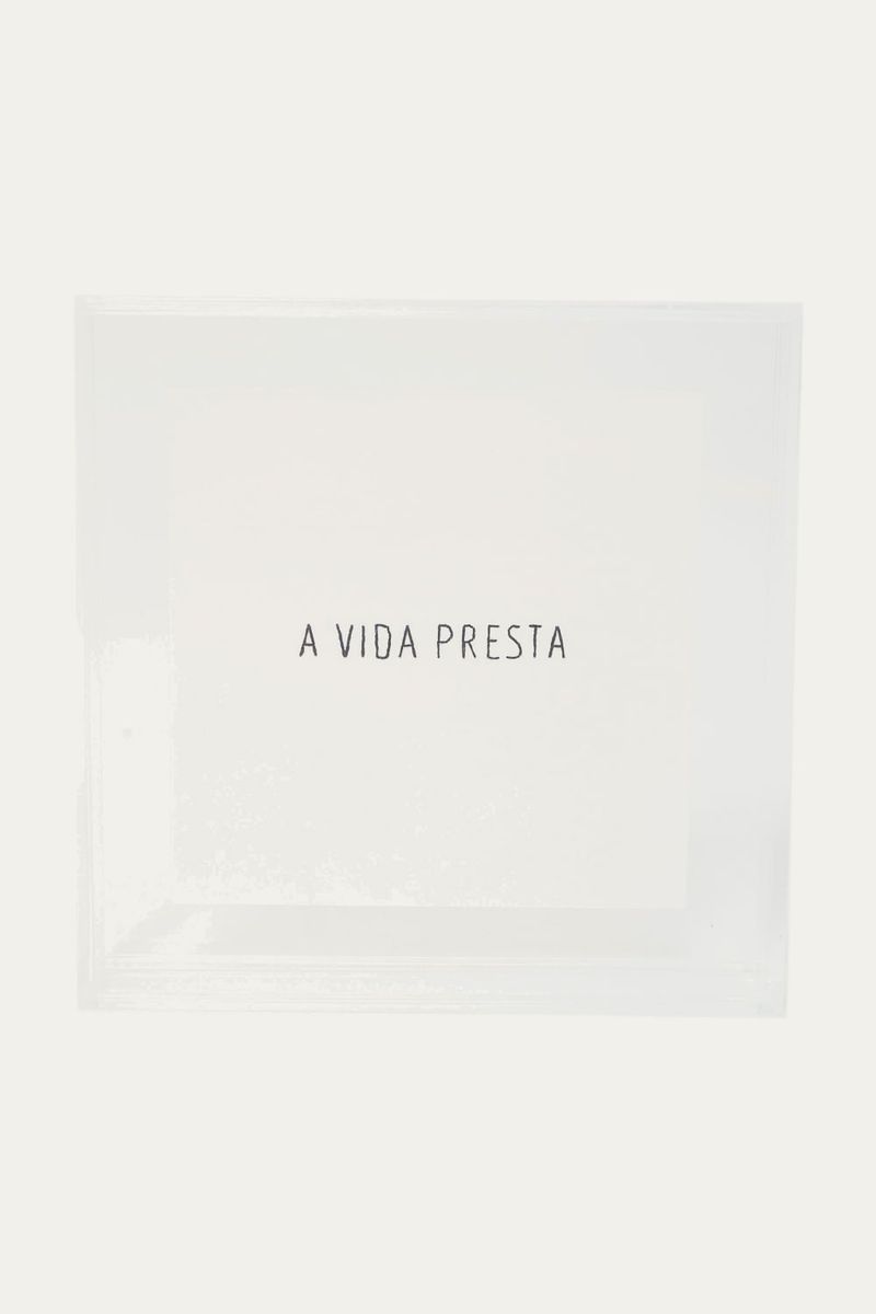 Quadro A Vida Presta Essencialist Gallerist   Etui - TRANSPARENTE 0