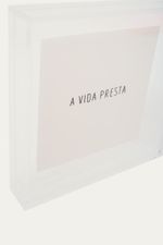 Quadro A Vida Presta Essencialist Gallerist   Etui - TRANSPARENTE 1