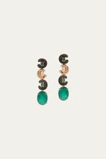 Brinco Deco Icon Denise Cassou Couture Jewelry - VERDE 0