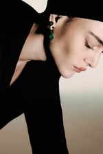 Brinco Deco Icon Denise Cassou Couture Jewelry - VERDE 3