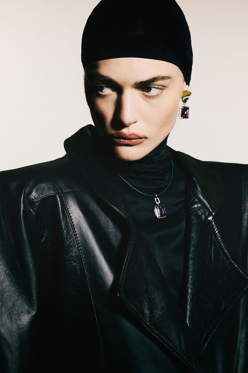 Brinco Deco Icon Denise Cassou Couture Jewelry - VERDE 4