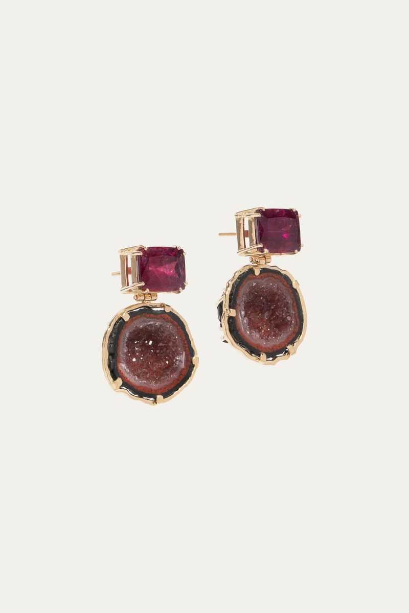 Brinco Winsdom Denise Cassou Couture Jewelry - VINHO 3