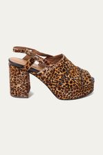 Sand lia Salto Meia Pata Jane Botti - Animal Print 0