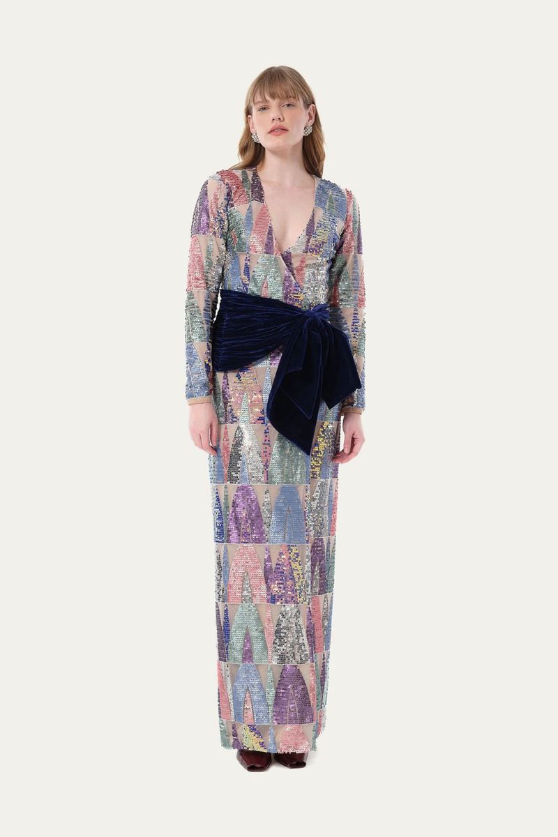 Vestido Longo Mait  RSVP - MULTICOLORIDO 0