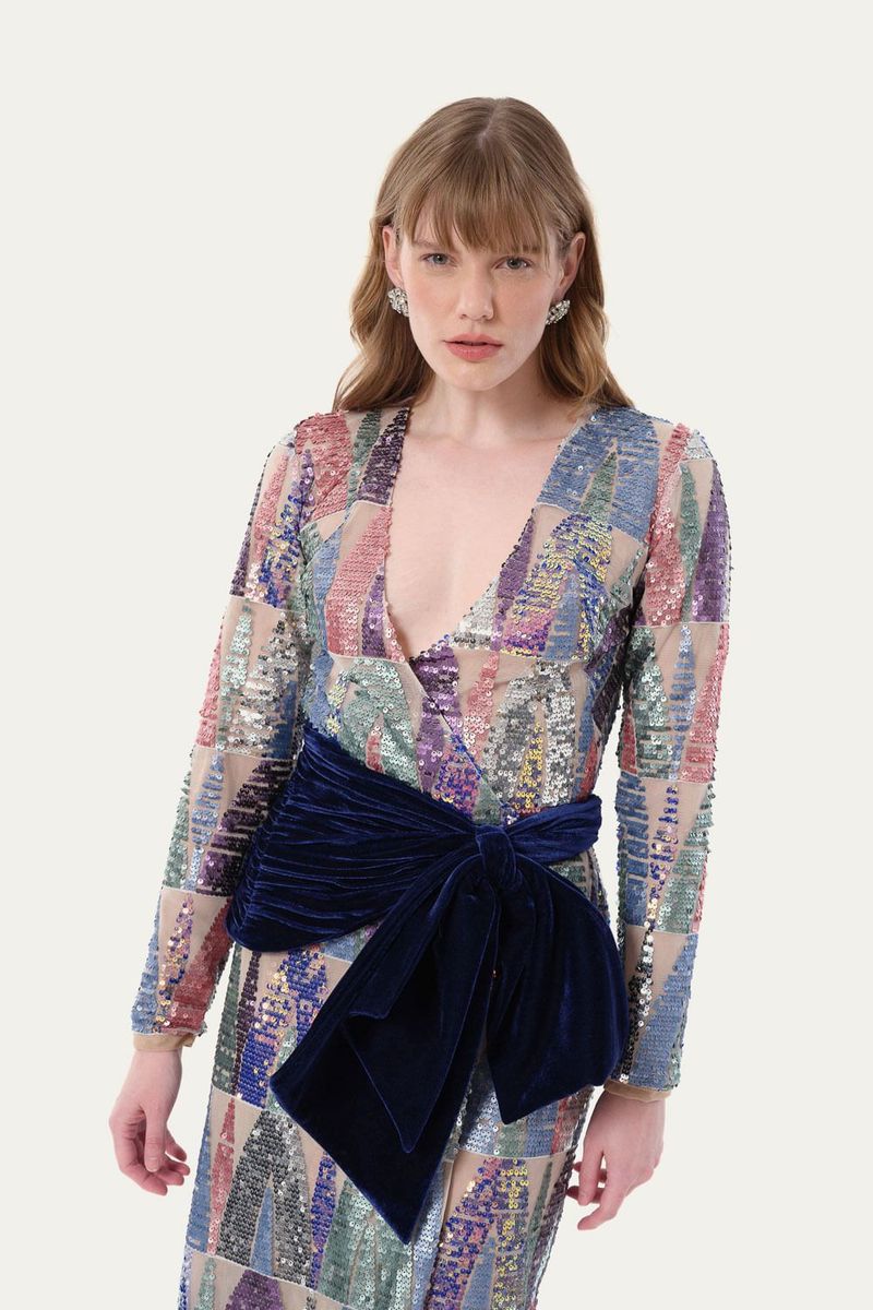 Vestido Longo Mait  RSVP - MULTICOLORIDO 1