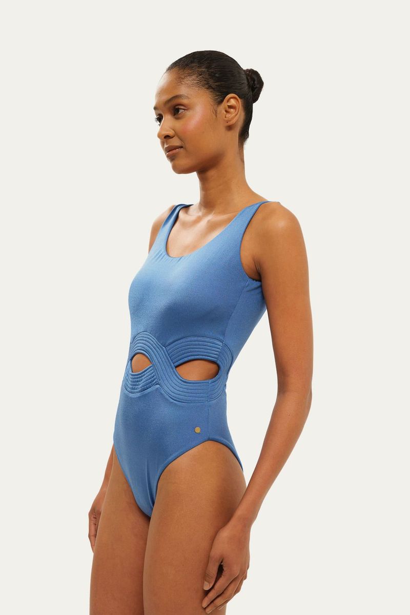 Mai  Com Bojo E Trancado De Matelass  Orla Suntime - AZUL 1